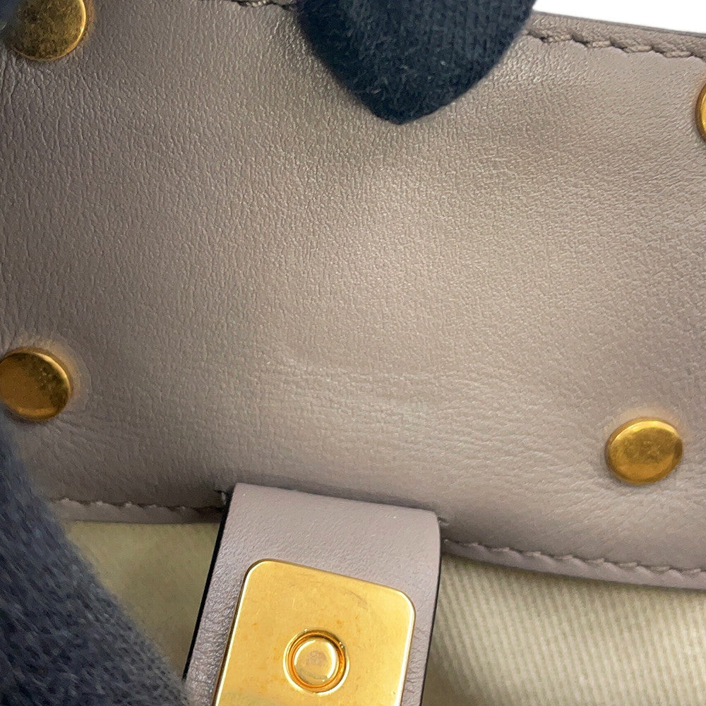 Valentino Garavani V Logo Handbag White/Gray2W0B0K96YJH Canvas Leather