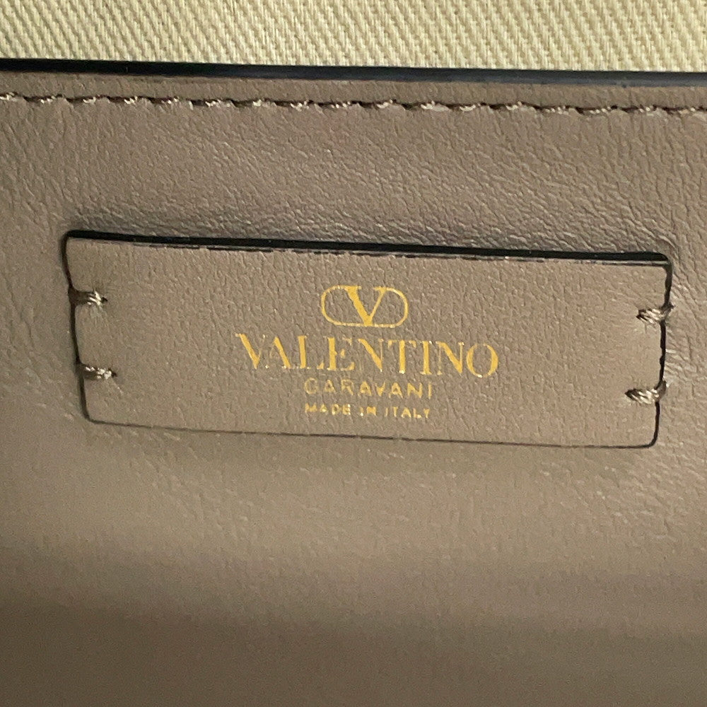 Valentino Garavani V Logo Handbag White/Gray2W0B0K96YJH Canvas Leather