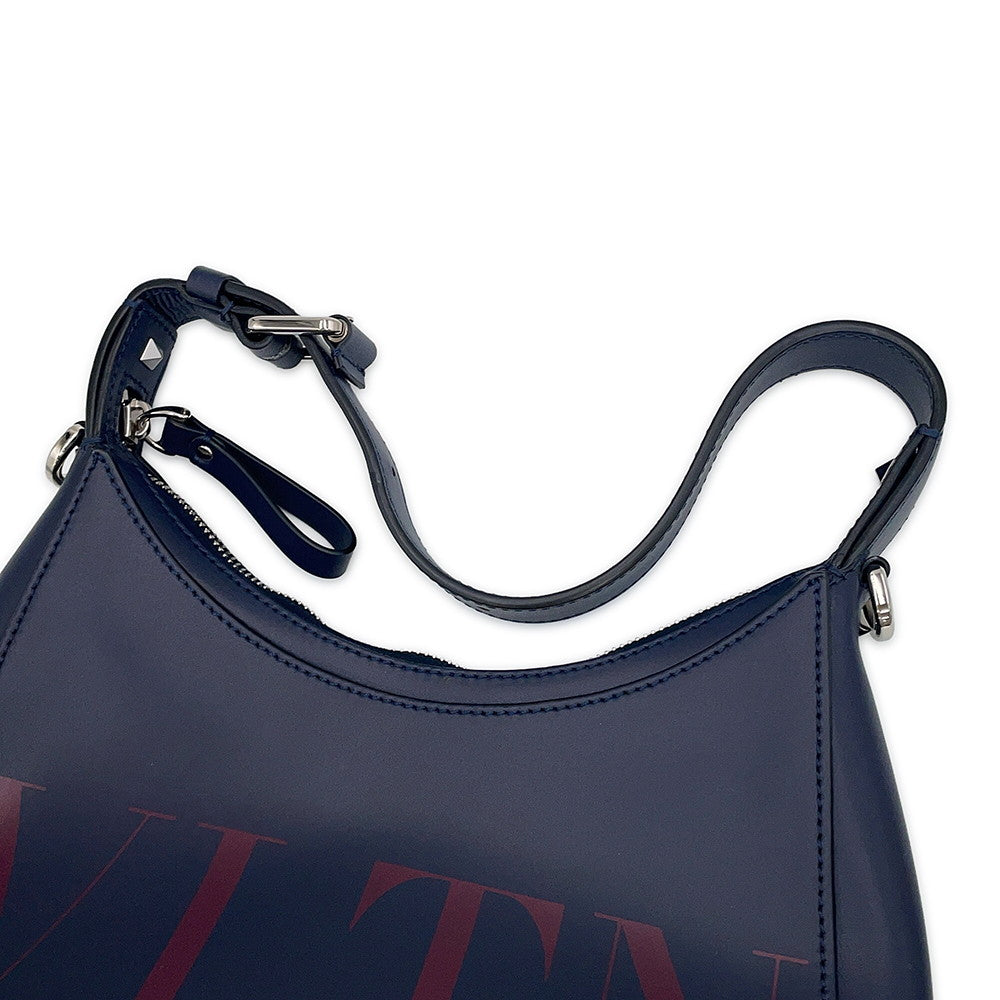 Valentino Garavani VLTN Hobo Bag 2wayBag Navy1Y2B0B62WJW Leather