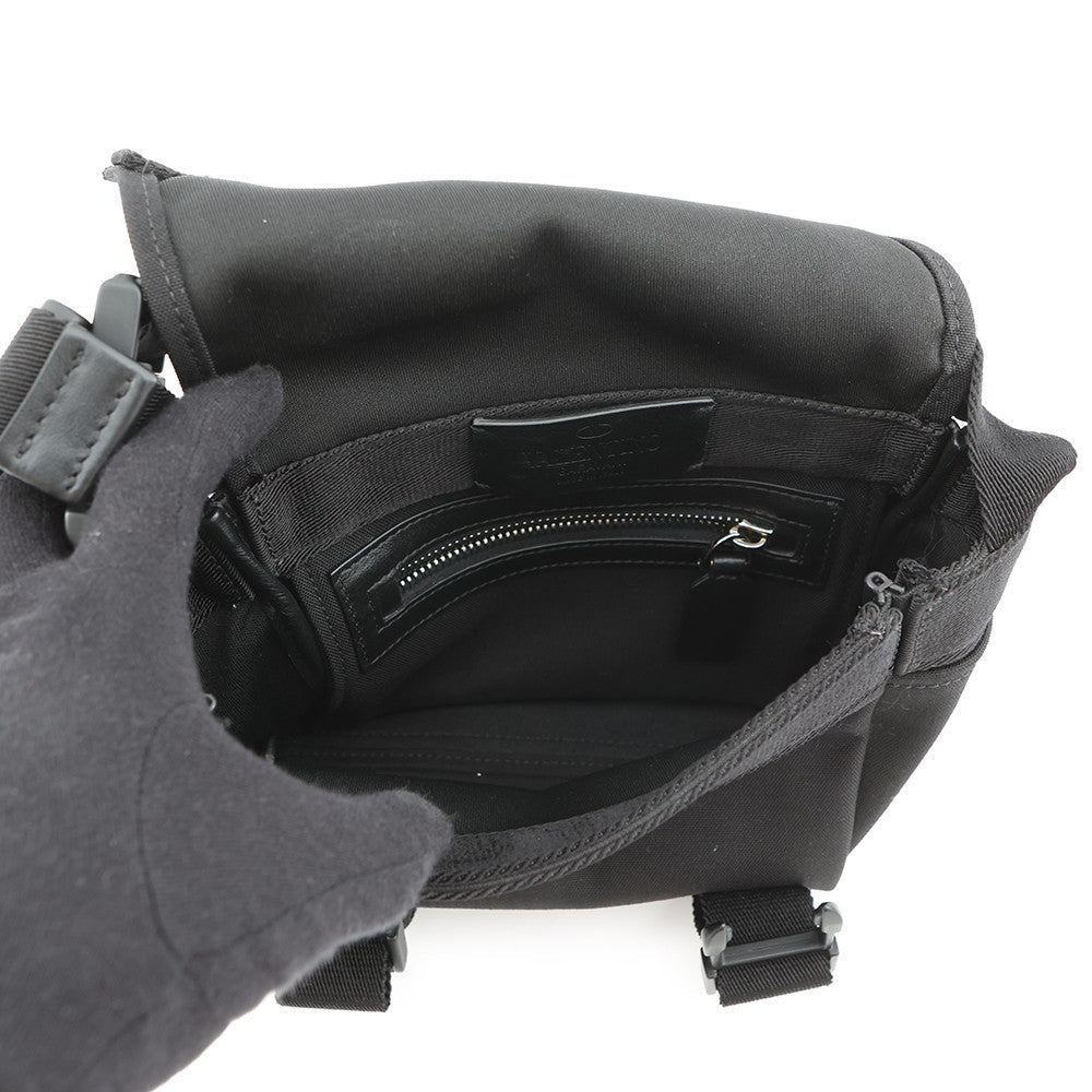Valentino Garavani Crossbody Bag Black Canvas