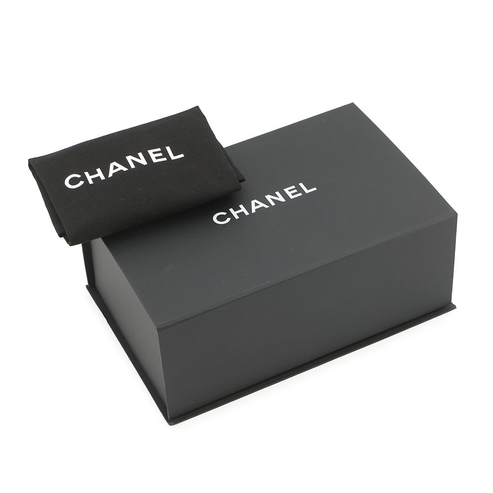 CHANEL Mini Matelasse Medal ChainShoulder Bag WhiteAS3738 Lambskin