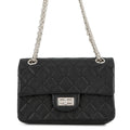 CHANEL Matelasse 2.55 Chain Shoulder Bag BlackAS0874 Lambskin Size Mini