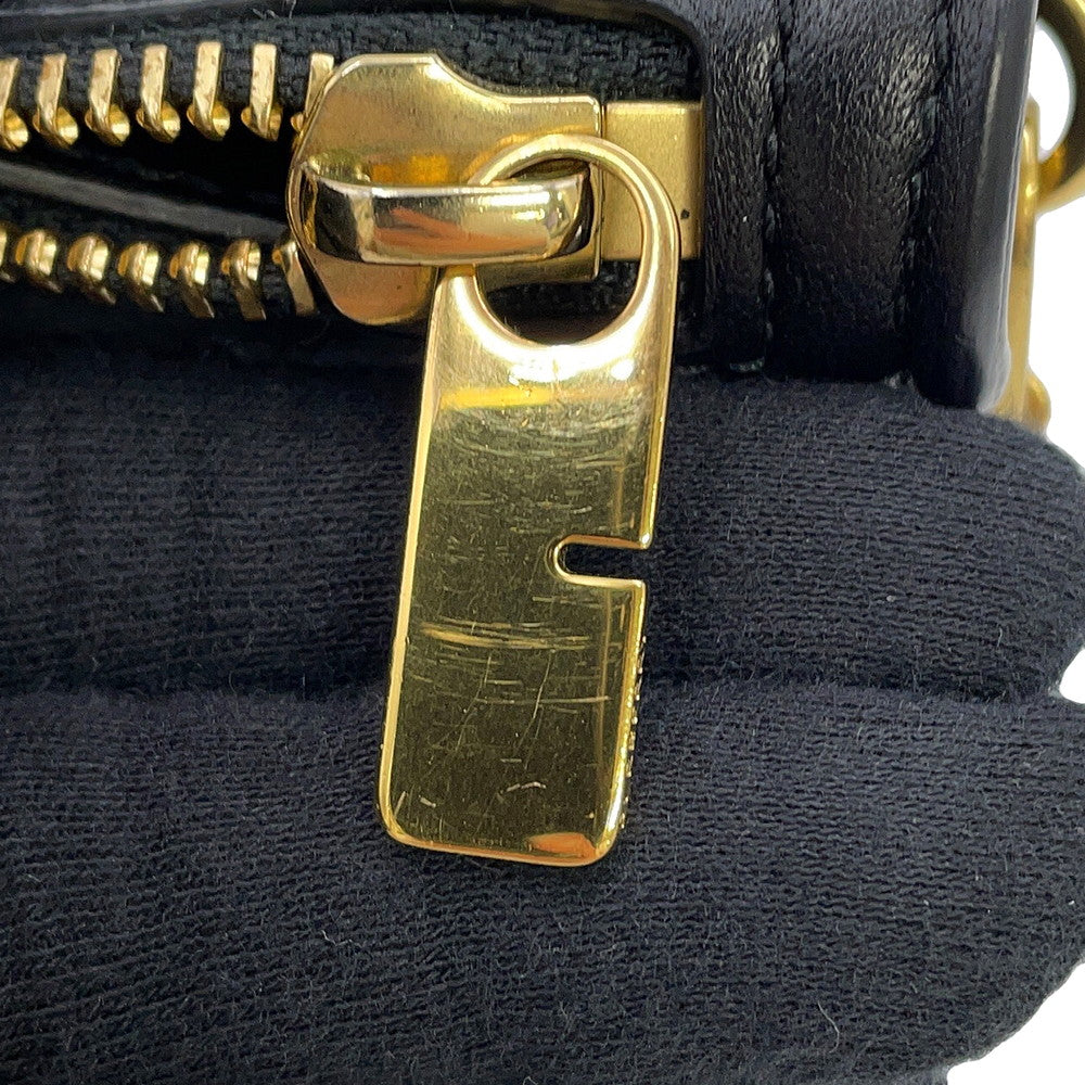 BURBERRY Shield ChainShoulder Bag Black8079856 Leather Size micro