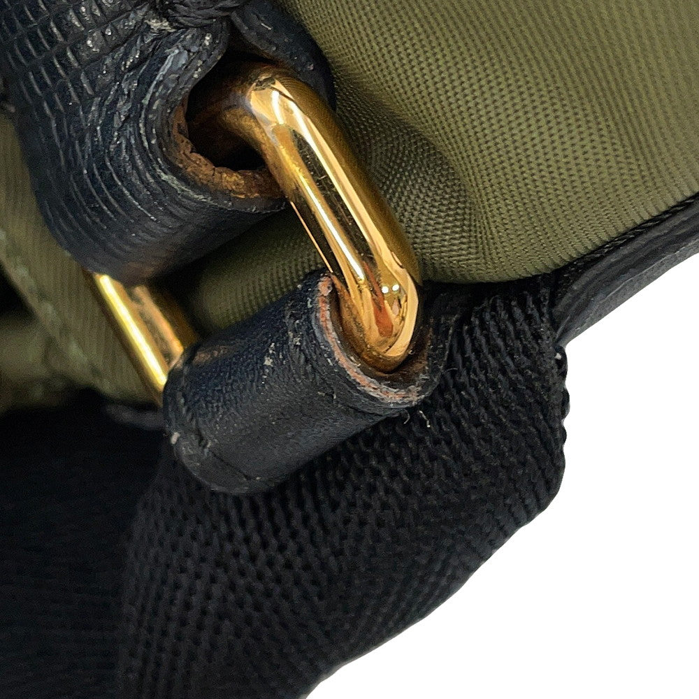 BURBERRY Patch Backpack Khaki/Black4050383 Nylon
