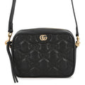 GUCCI GGMatelasse Shoulder Bag Black702234 Leather