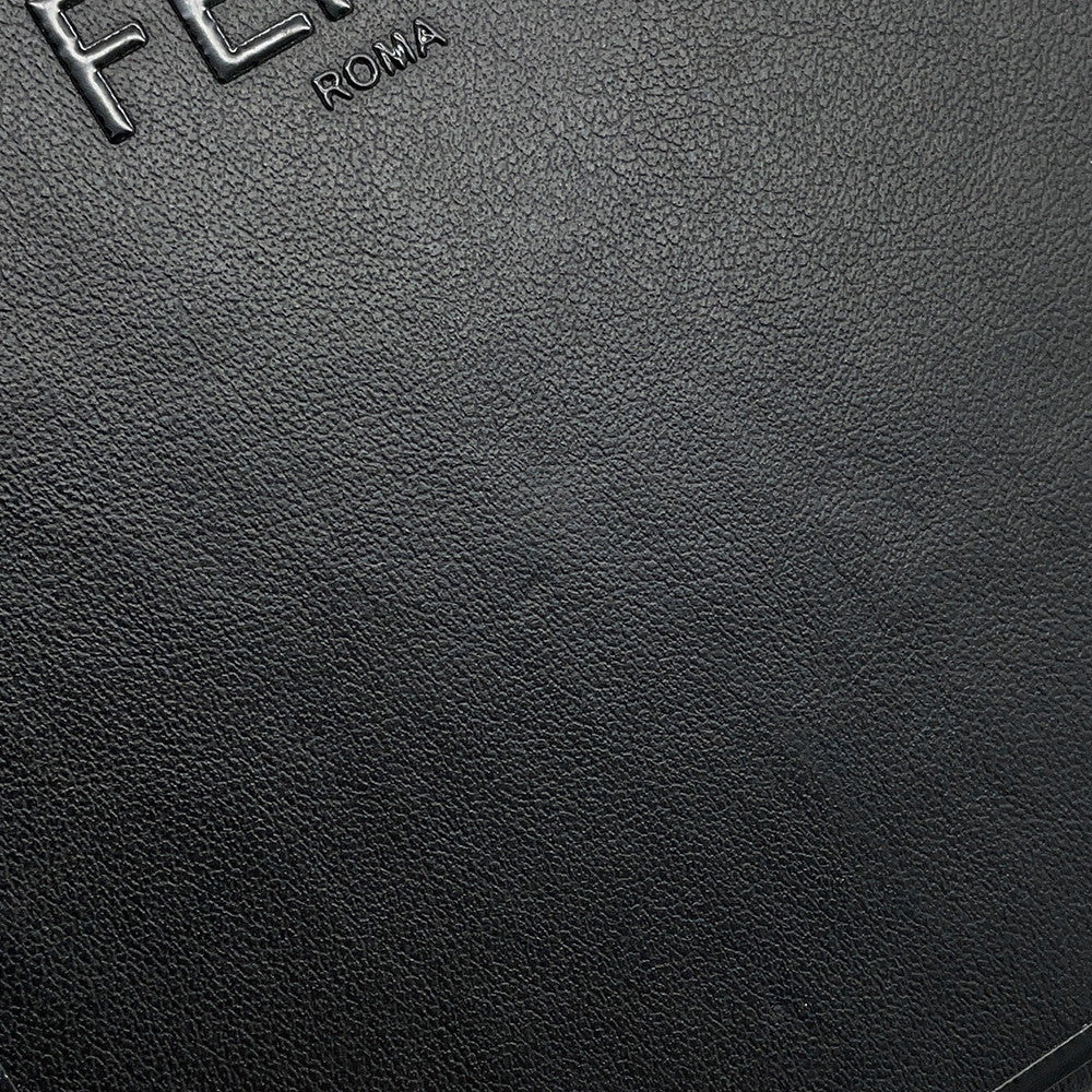 FENDI Box Shoulder Bag Black7VA519 Leather