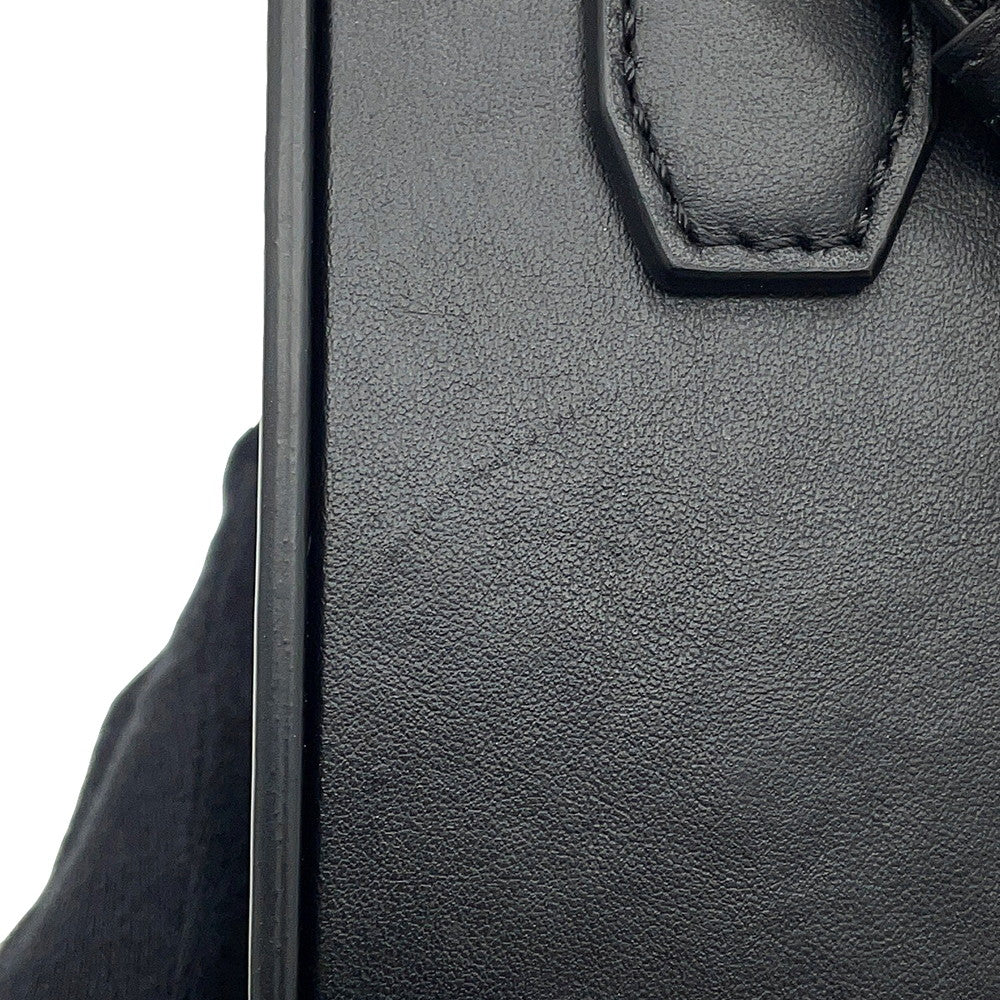 FENDI Box Shoulder Bag Black7VA519 Leather