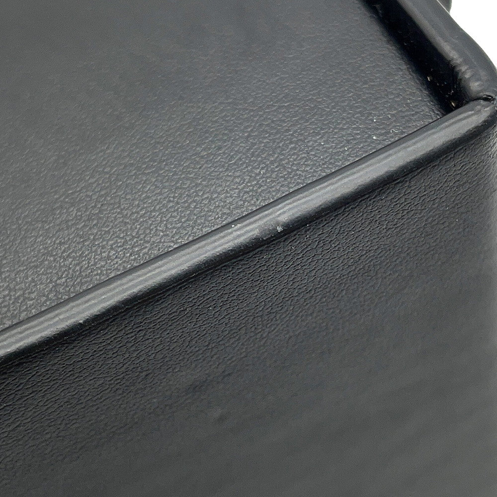 FENDI Box Shoulder Bag Black7VA519 Leather