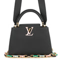 LOUIS VUITTON Capucines NoirM21641 Taurillon Leather Size BB