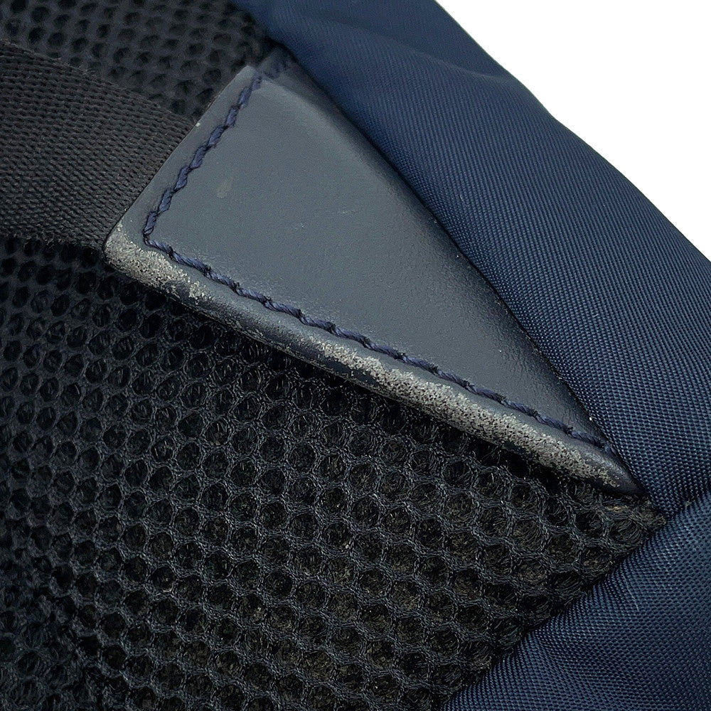 FENDI Monster Backpack Navy/Black7VZ035 Nylon Calf Leather
