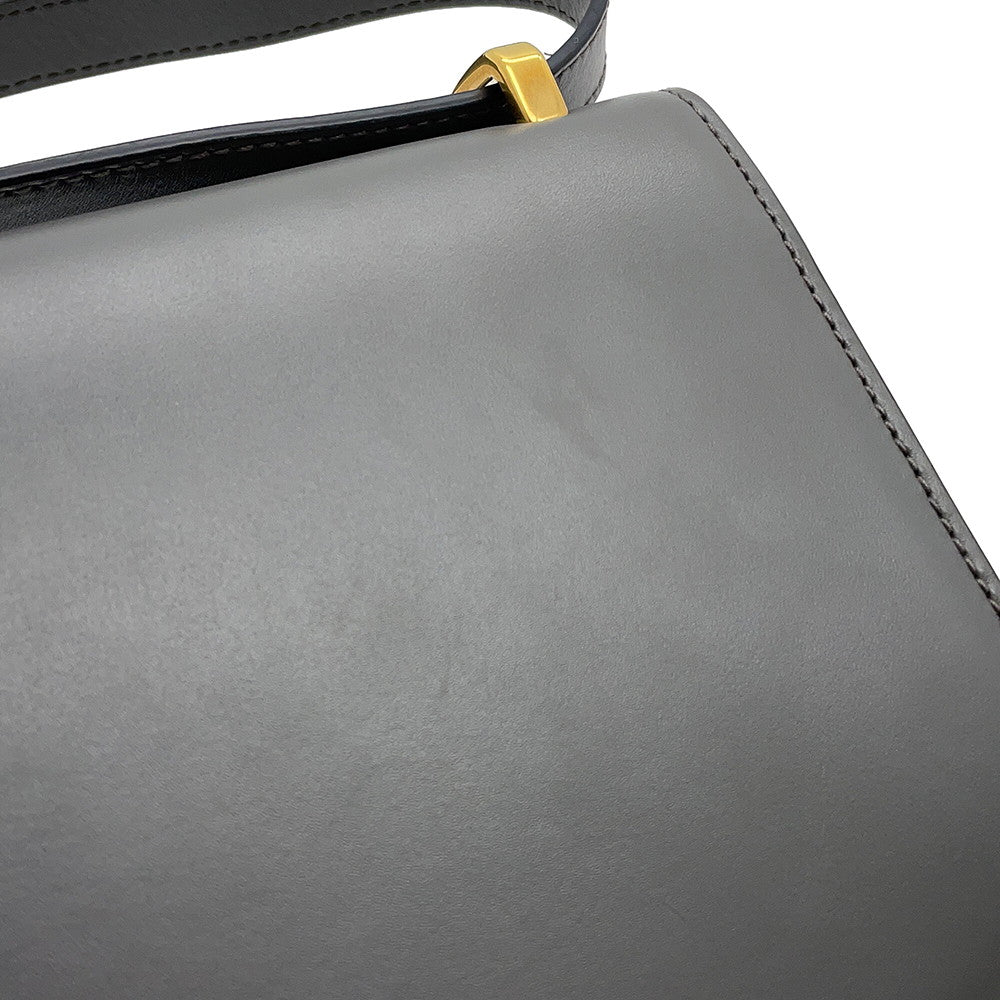 MIUMIU Shoulder Bag Gray5BD254 Leather