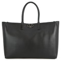 Valentino Garavani V Logo Shopping Tote Bag Black5Y0B0C93JHH Leather