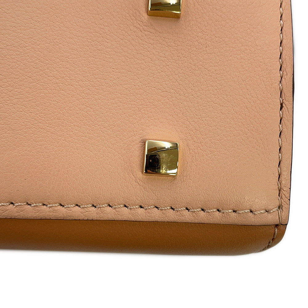 Delvaux Tempate Light Pink/Brown/Jasmin FlowerAA0435AAX0AIADP Leather Size Mini