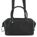 Delvaux Cool box Navy/Light Blue Leather Size MM