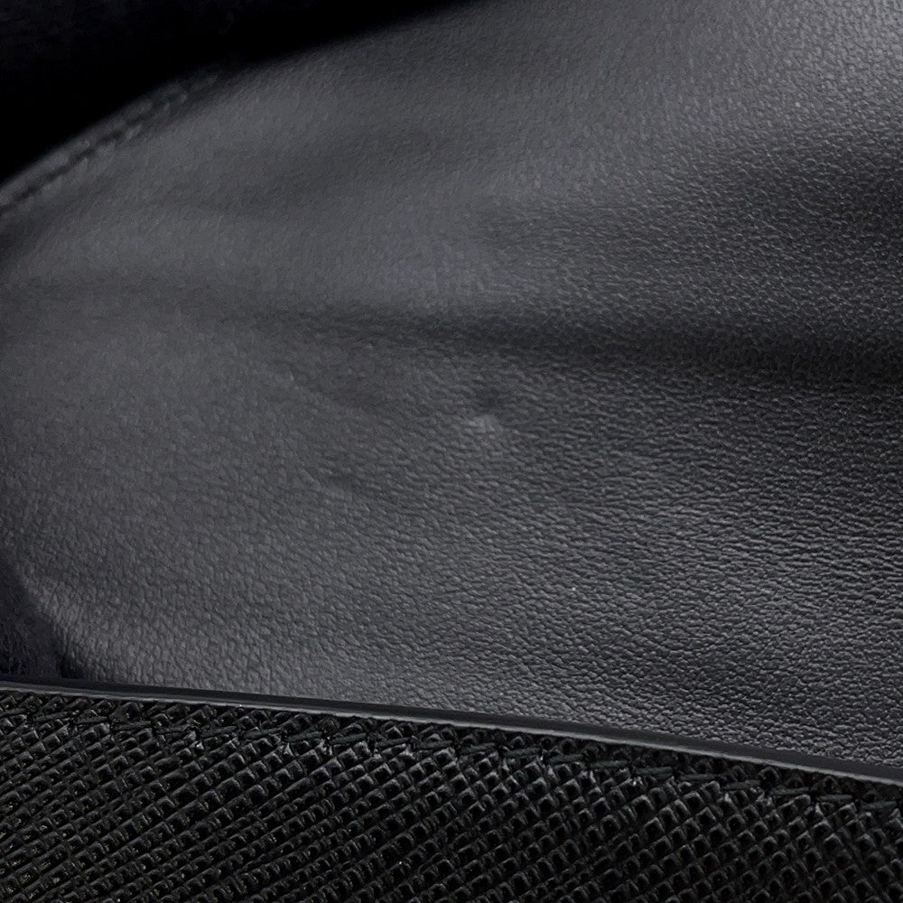 PRADA Triangle Pouch Neck Strap Black1TL445 Saffiano LeatherLeather