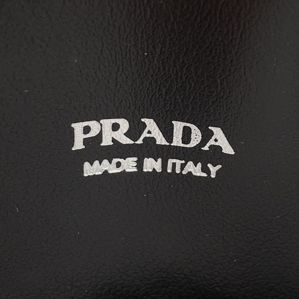 PRADA Triangle Pouch Neck Strap Black1TL445 Saffiano LeatherLeather