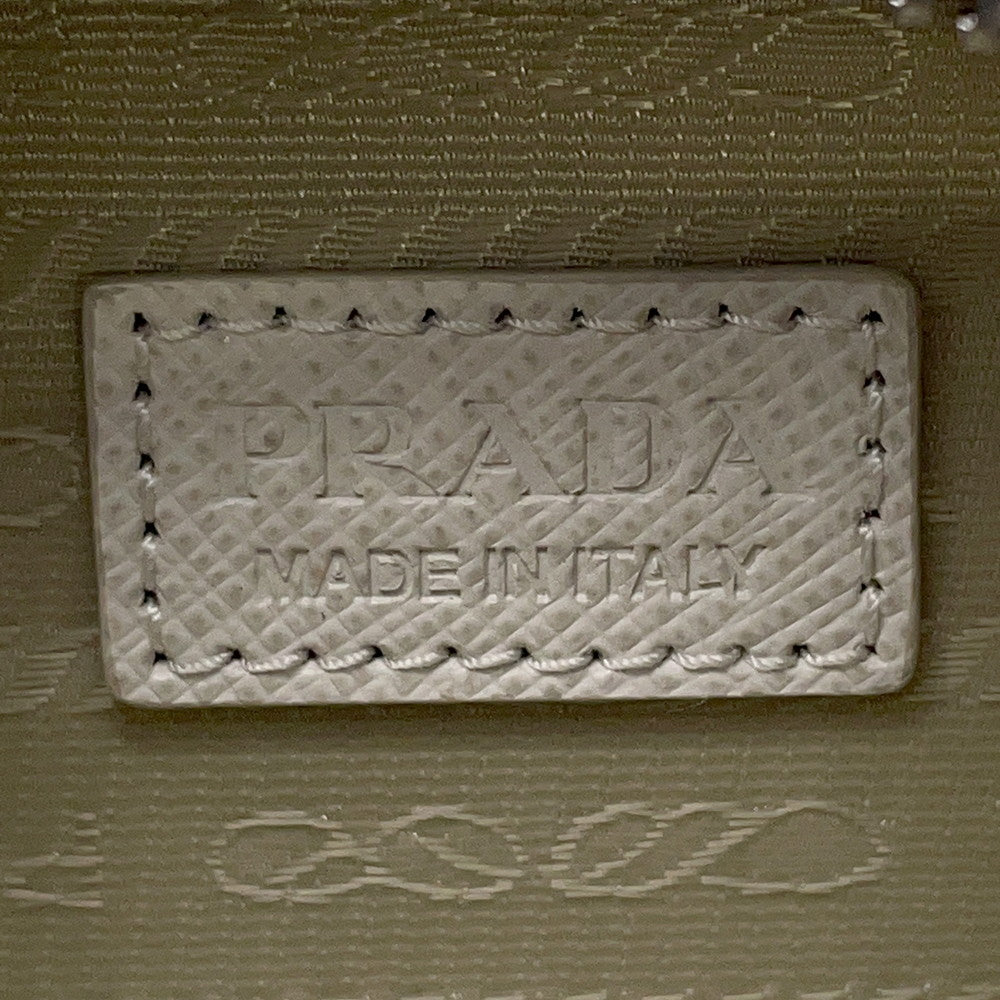 PRADA ShoulderPouch Ivory2TT105 Saffiano LeatherLeather