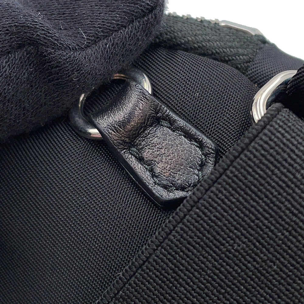 PRADA Tessuto Pocket Shoulder Pouch Black1TT129 Nylon