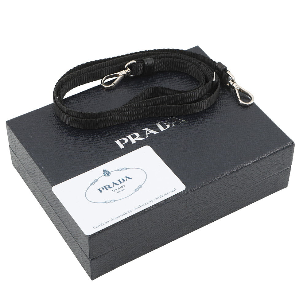 PRADA Tessuto Pocket Shoulder Pouch Black1TT129 Nylon