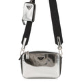 PRADA Brique Shoulder Bag Silver2VH070 Leather