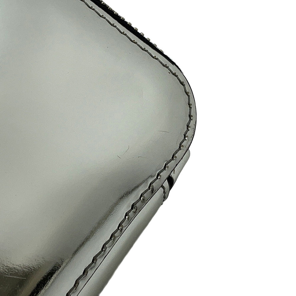 PRADA Brique Shoulder Bag Silver2VH070 Leather