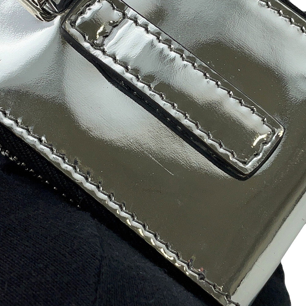 PRADA Brique Shoulder Bag Silver2VH070 Leather