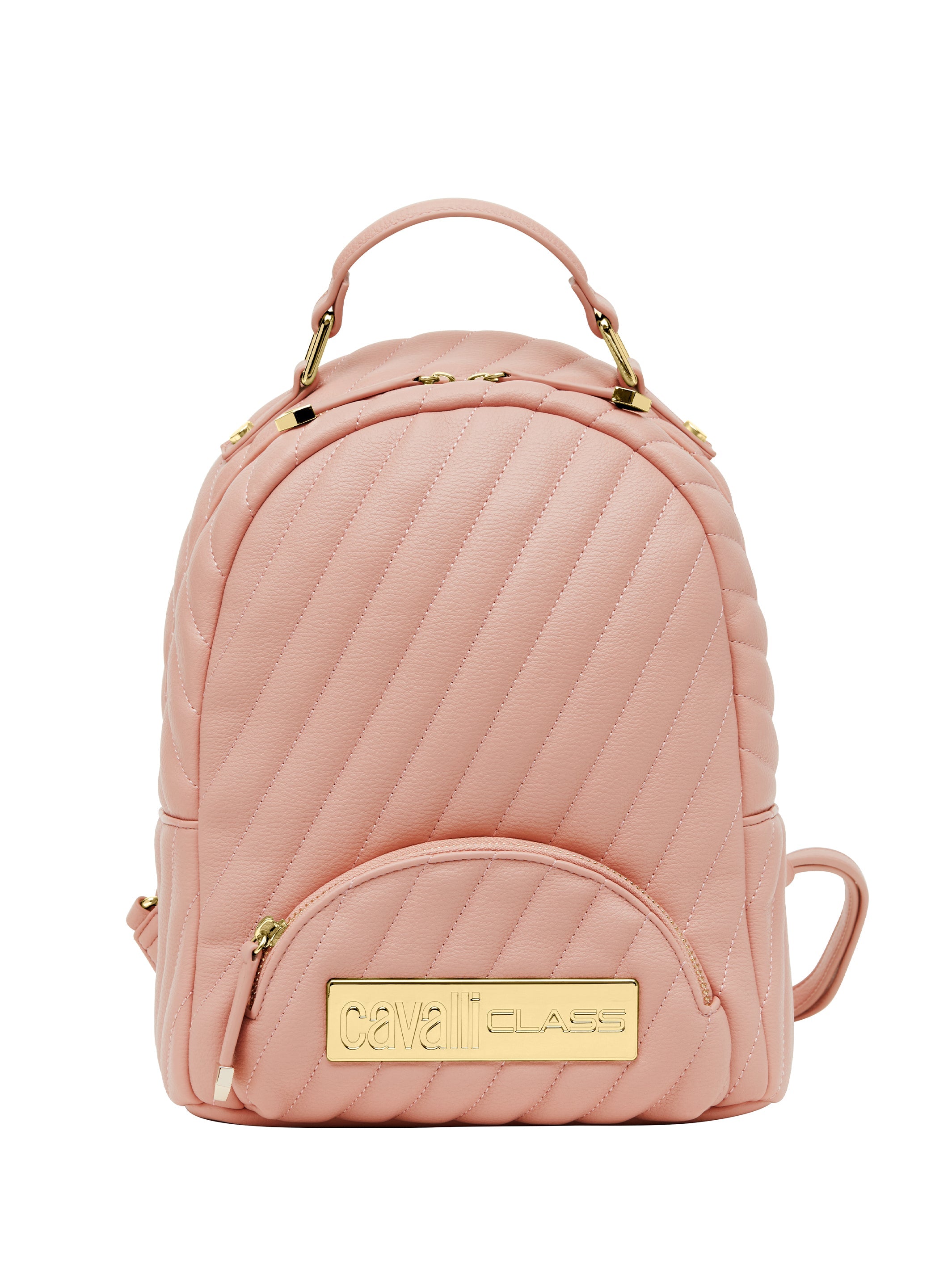 Cavalli Class ISCHIA Pink Small Fashion Backpack