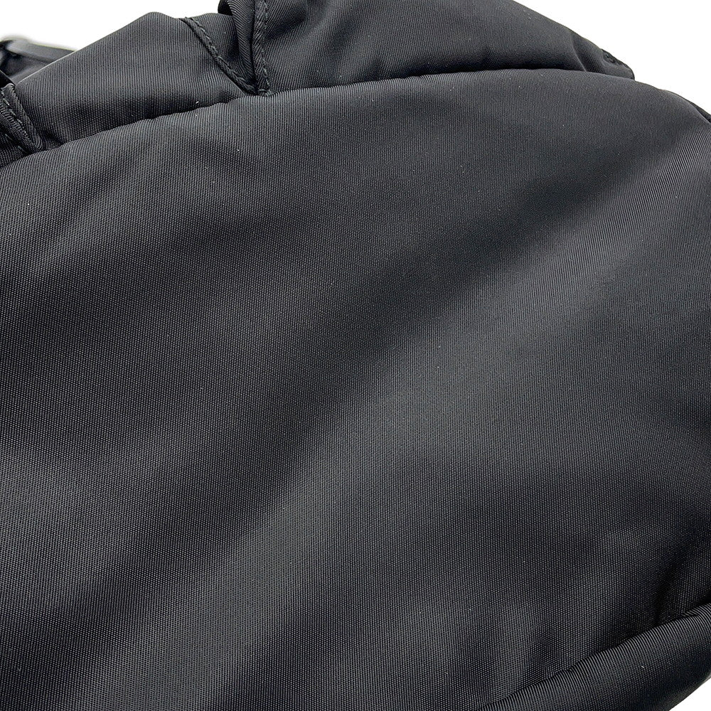 PRADA Triangle With logo Backpack BlackBZ0030 Nylon Leather