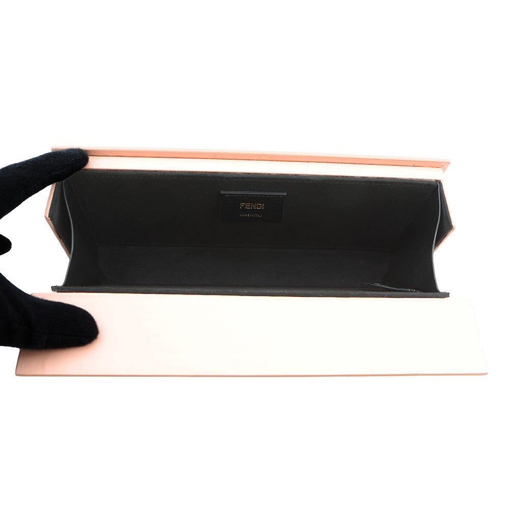 FENDI Box Shoulder Bag Pink8BT340 Leather
