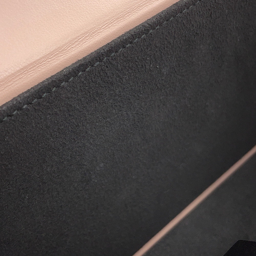 FENDI Box Shoulder Bag Pink8BT340 Leather