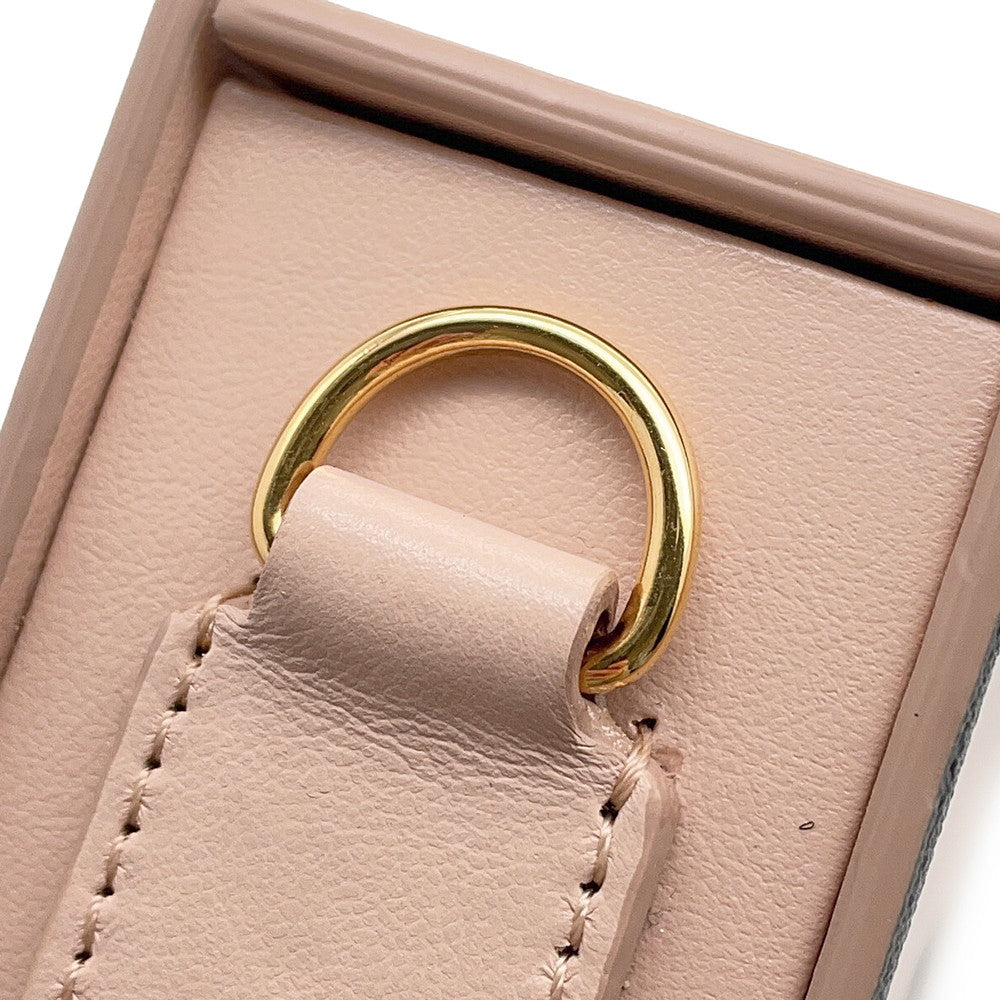 FENDI Box Shoulder Bag Pink8BT340 Leather