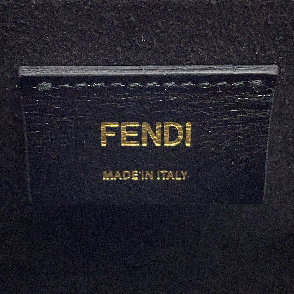 FENDI Box Shoulder Bag Pink8BT340 Leather