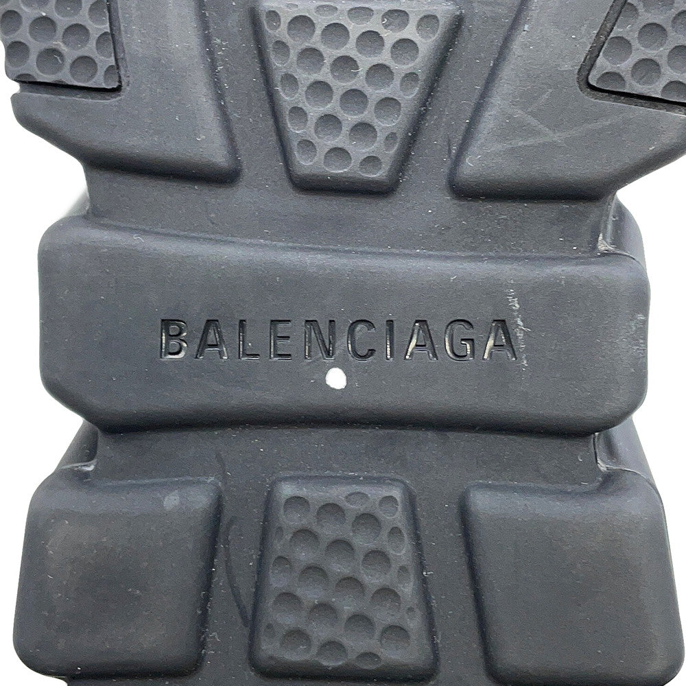 BALENCIAGA Adidas Collaboration Socks Sneakers Black/White717589 Cotton Size 35