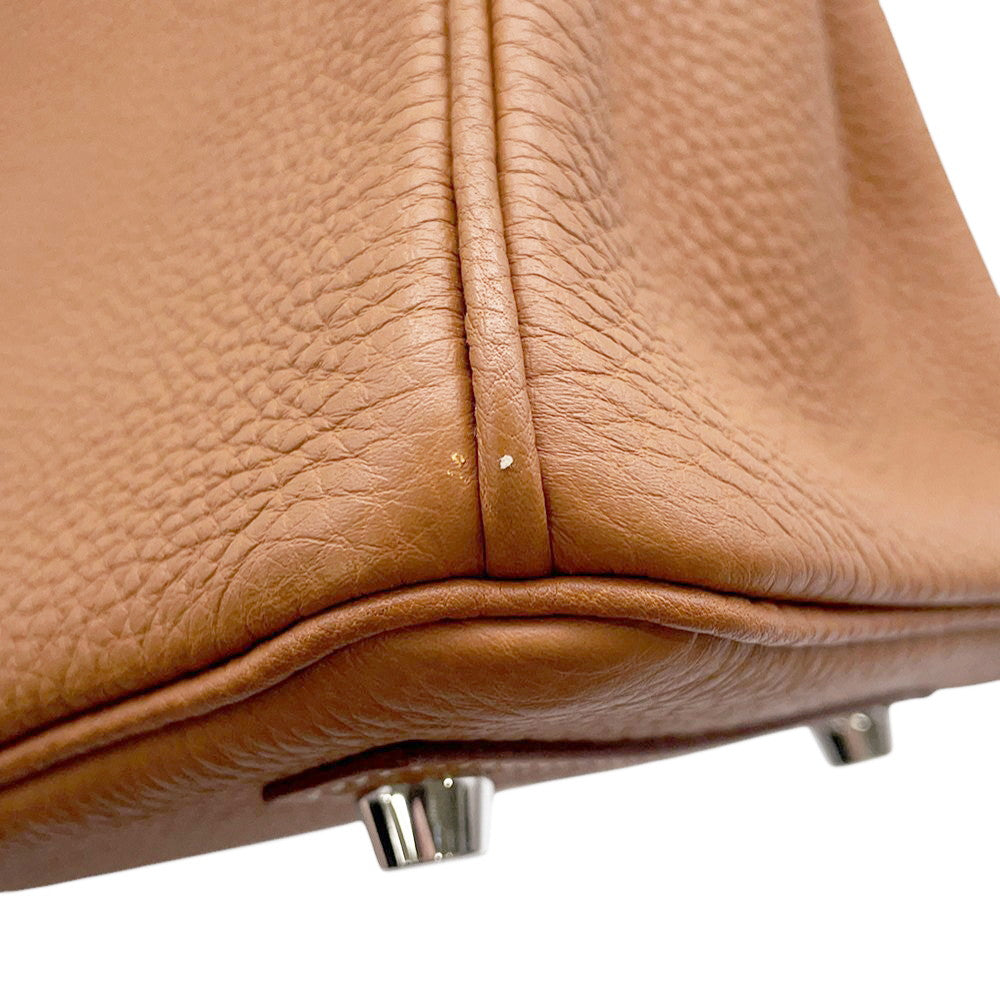 HERMES Birkin Gold Togo Leather Size 25