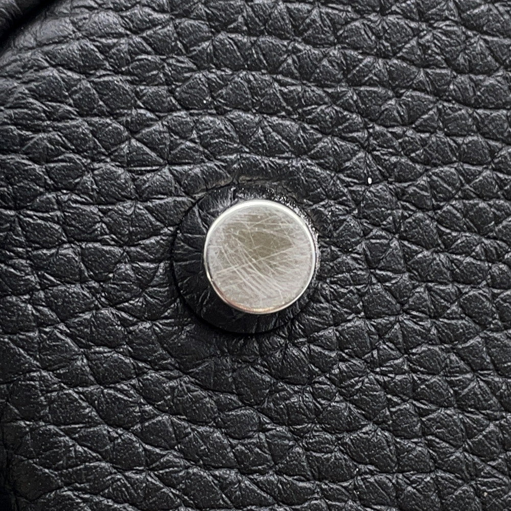 HERMES Picotin Lock Black Taurillon Clemence Size MM