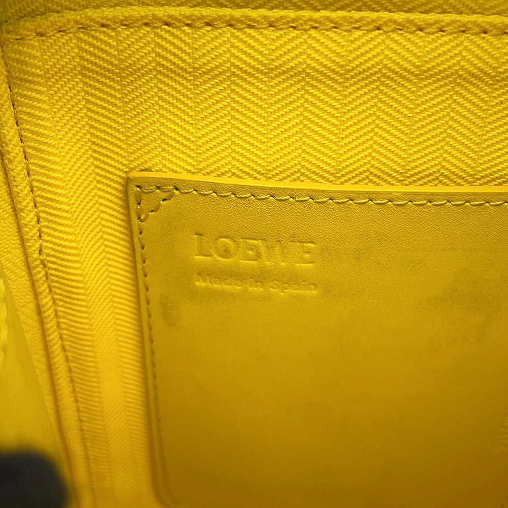 LOEWE Anagram Shoulder Bag YellowC565S59X01 Leather
