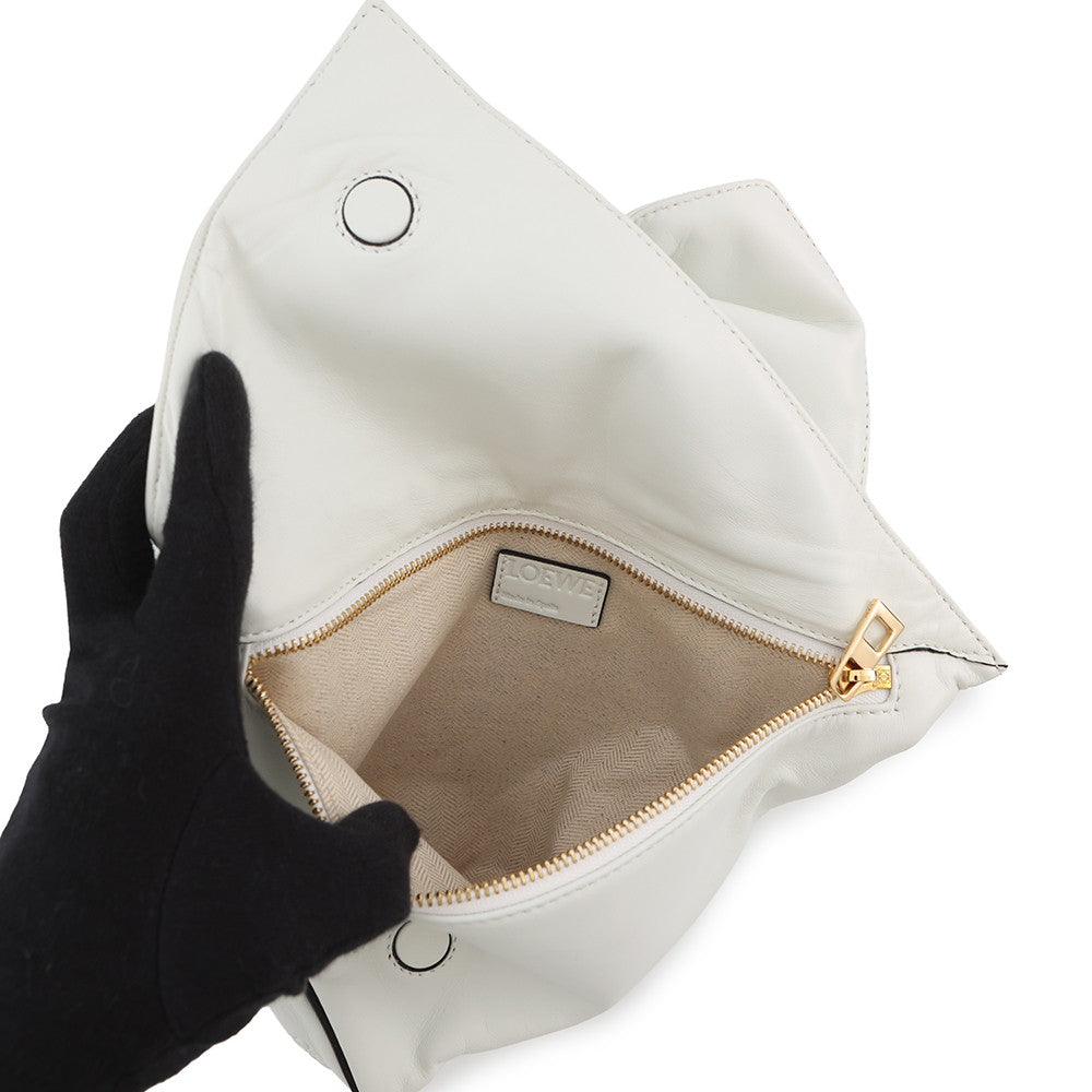 LOEWE Ribbon Handbag White332.82.K78 Leather