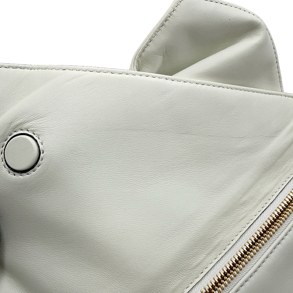 LOEWE Ribbon Handbag White332.82.K78 Leather
