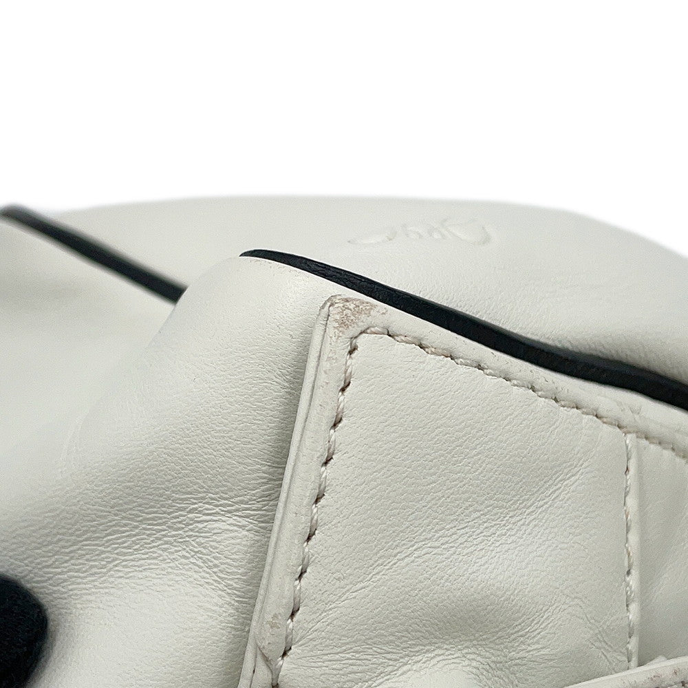 LOEWE Ribbon Handbag White332.82.K78 Leather