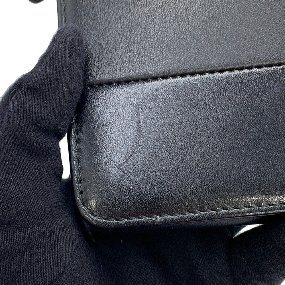 BVLGARI BVLGARIBVLGARI Long Wallet Black284691 Leather