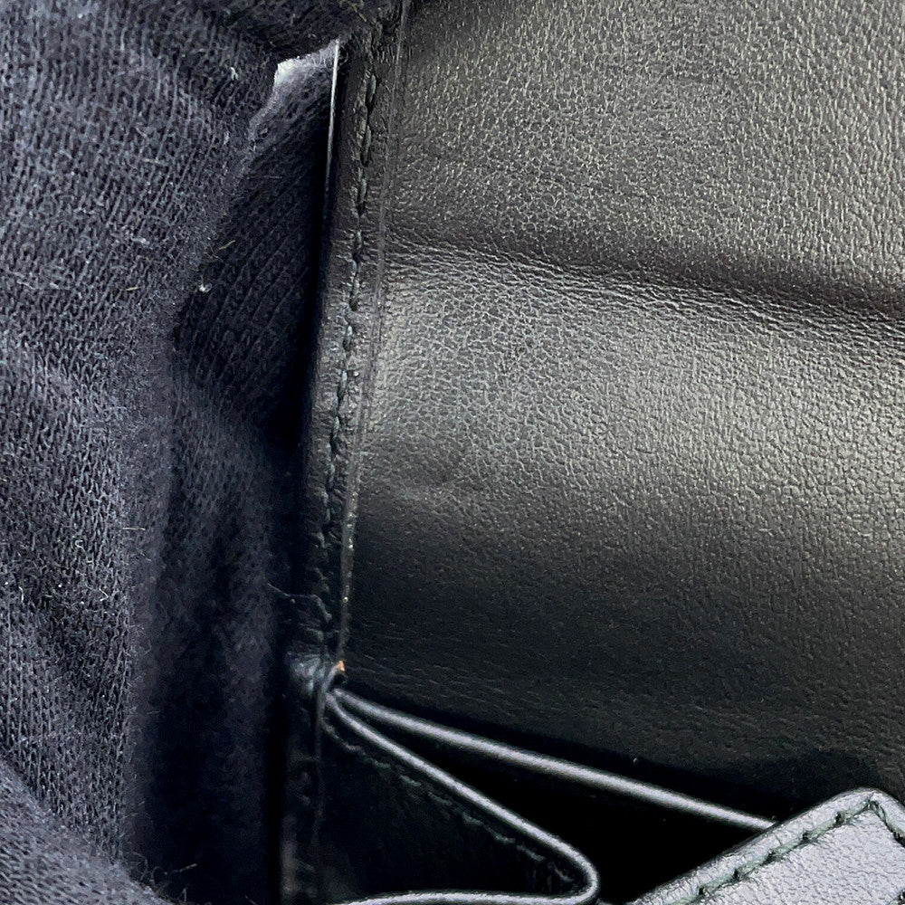 BVLGARI BVLGARIBVLGARI Long Wallet Black284691 Leather