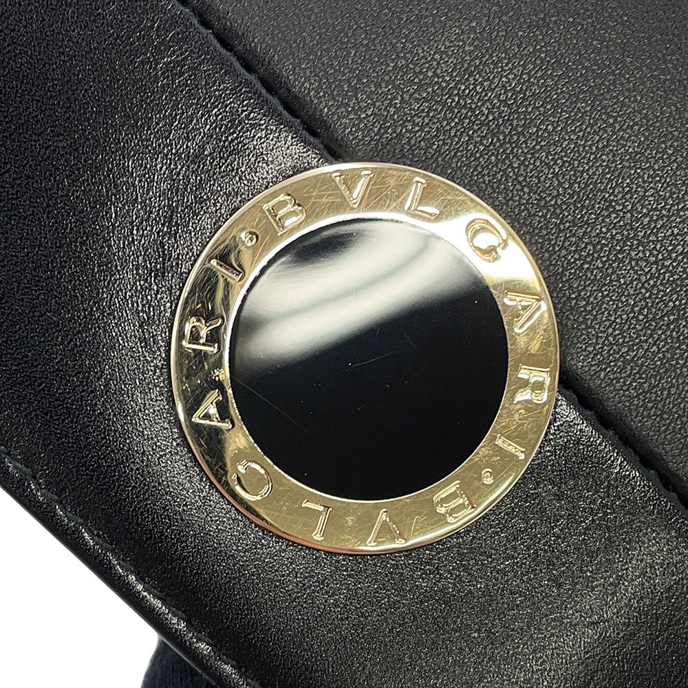 BVLGARI BVLGARIBVLGARI Long Wallet Black284691 Leather