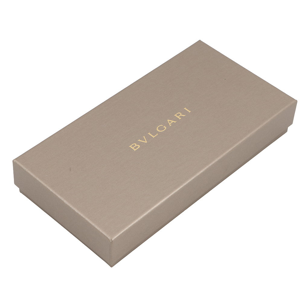 BVLGARI BVLGARIBVLGARI Long Wallet Black284691 Leather