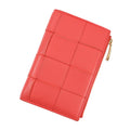 Bottega Veneta Maxi INTRECCIATO Cassette Bi-fold Wallet Orange Leather