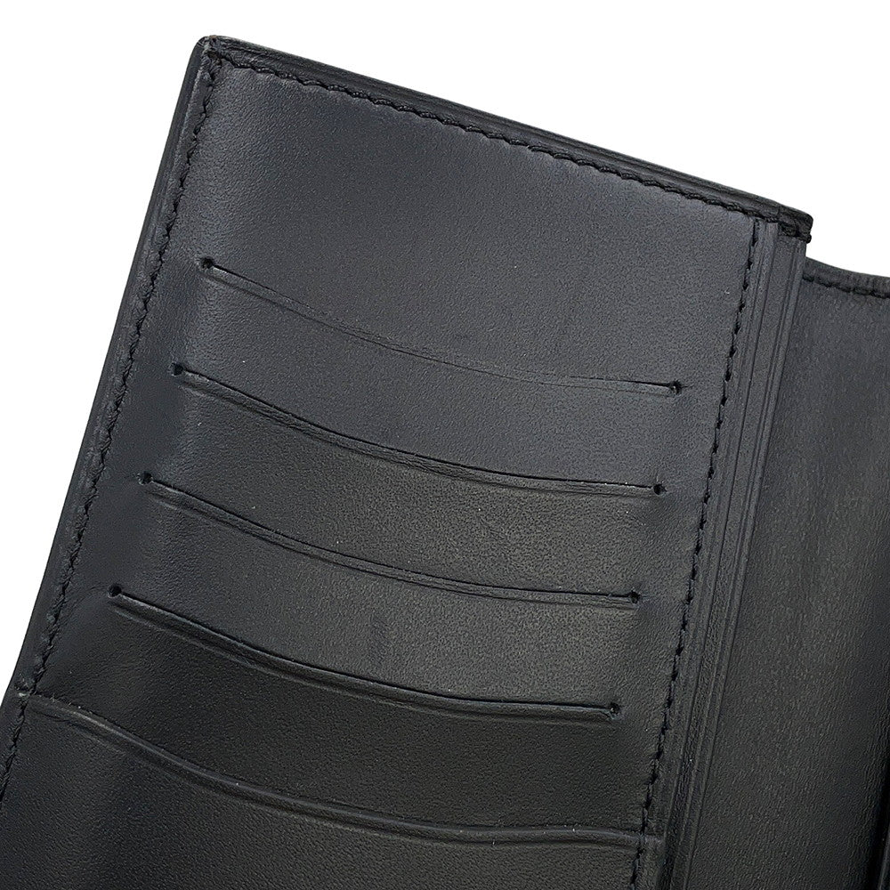 Berluti Calligraphy Espace Flap Long Wallet Brown Leather