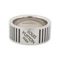 LOUIS VUITTON Bague Damier Colors Ring Size L (Approximately No. 21) SilverM62494 Metal
