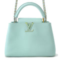 LOUIS VUITTON Capucines Light BlueM22055 Taurillon Leather Size BB