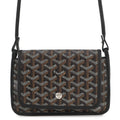 GOYARD Plumet Pouch Wallet Shoulder Bag BlackPLUMETPMLTY01CL01P PVC Leather
