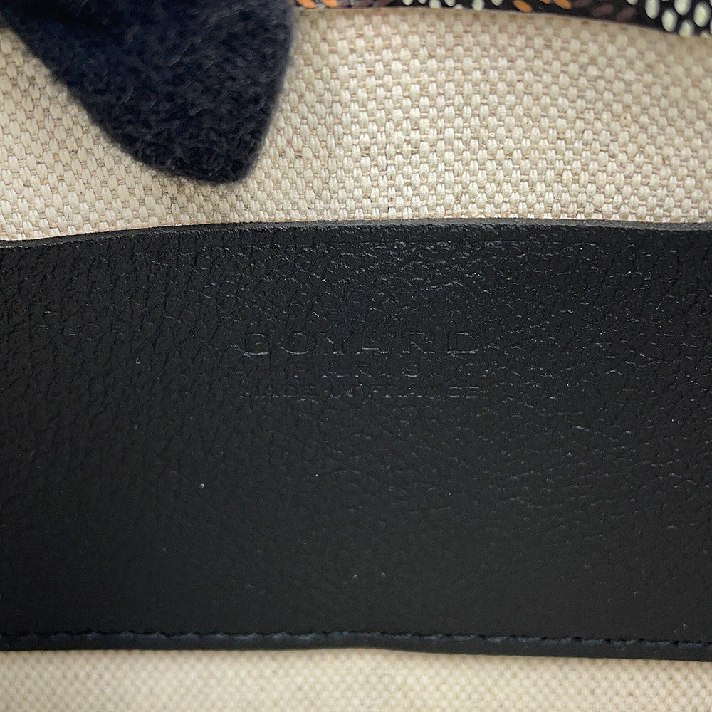 GOYARD Plumet Pouch Wallet Shoulder Bag BlackPLUMETPMLTY01CL01P PVC Leather