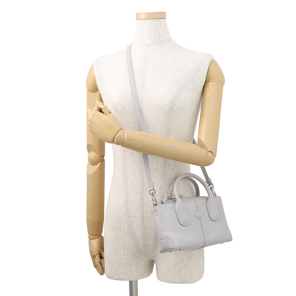 TOD’S DI 2WAYBag Light GrayXBWDBSC0100YKIB220 Leather Size Mini